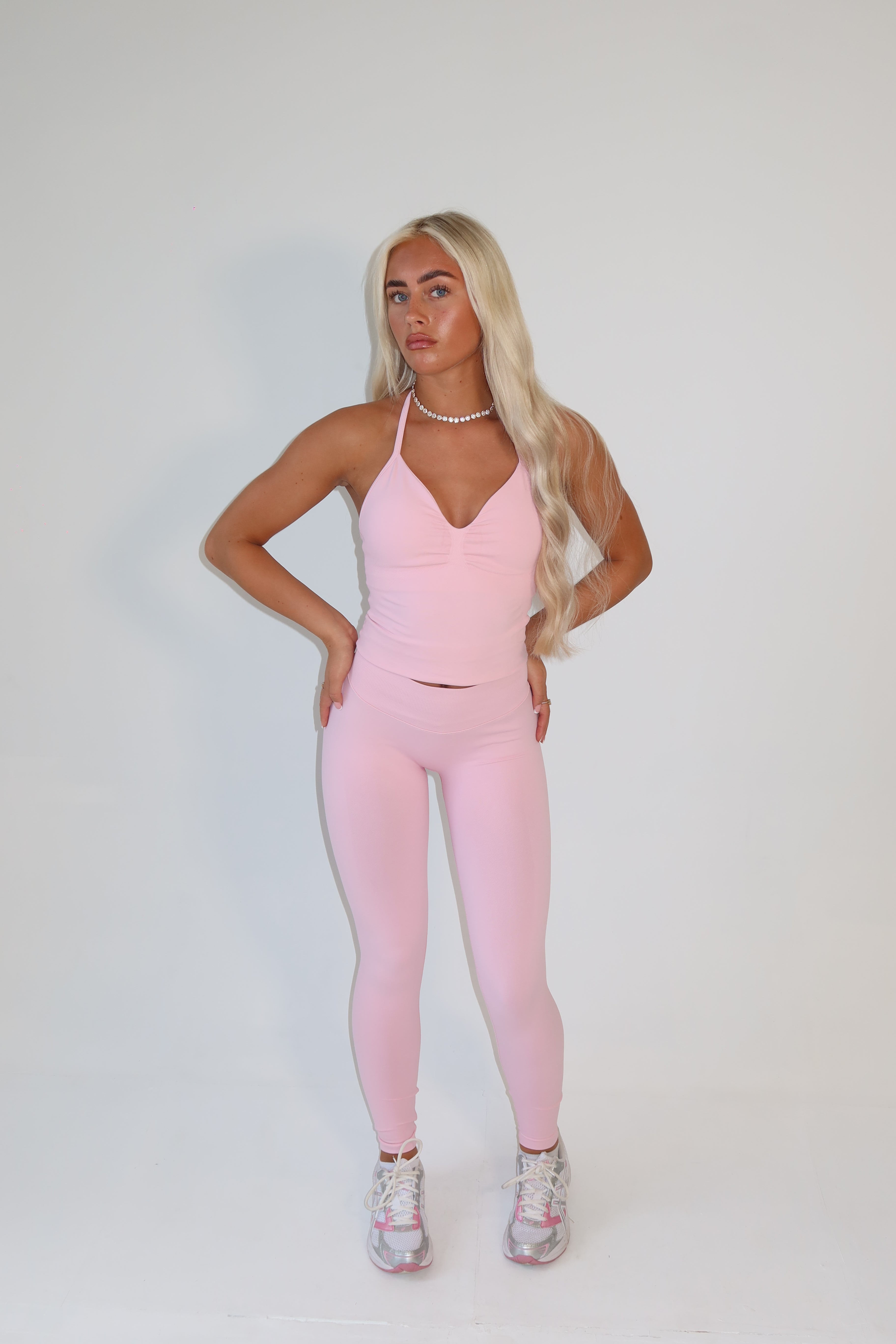 Candy Pink Scrunch Bum Sculpted Leggings