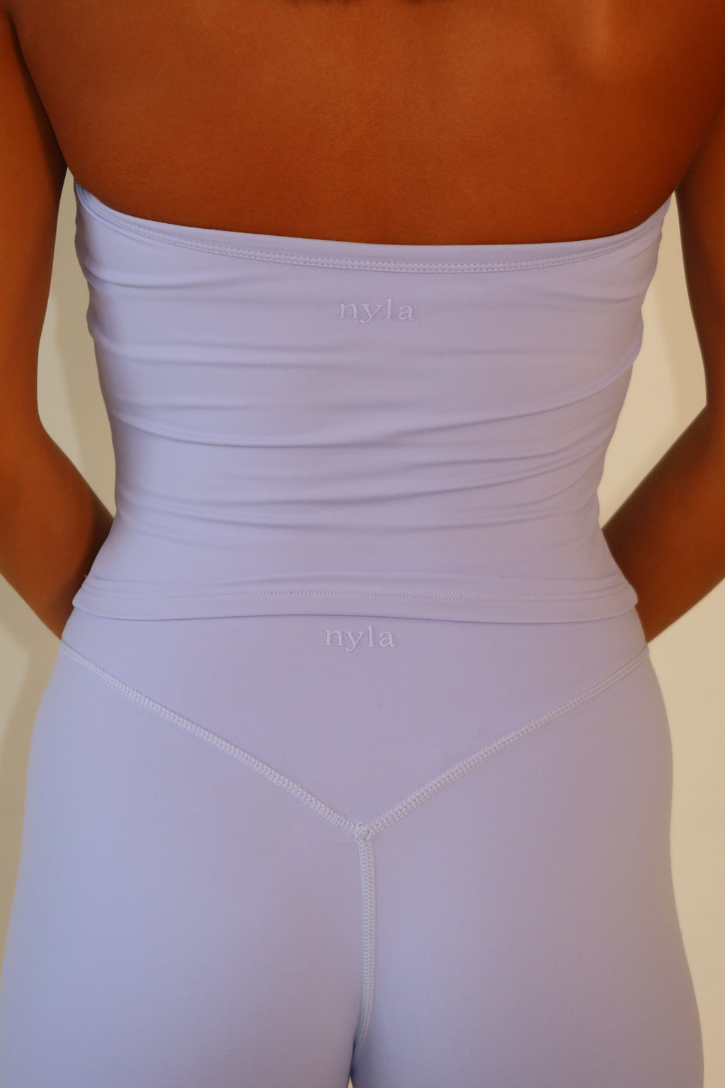 Soft Lilac Halter Neck Top