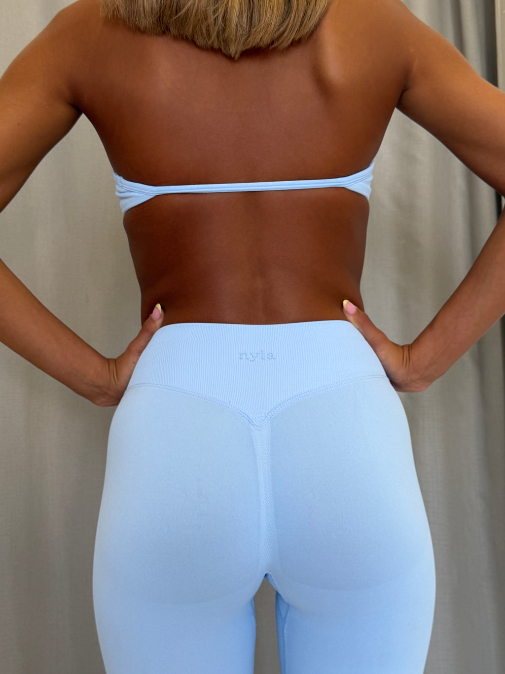 Powder Blue Sculpted Bralette