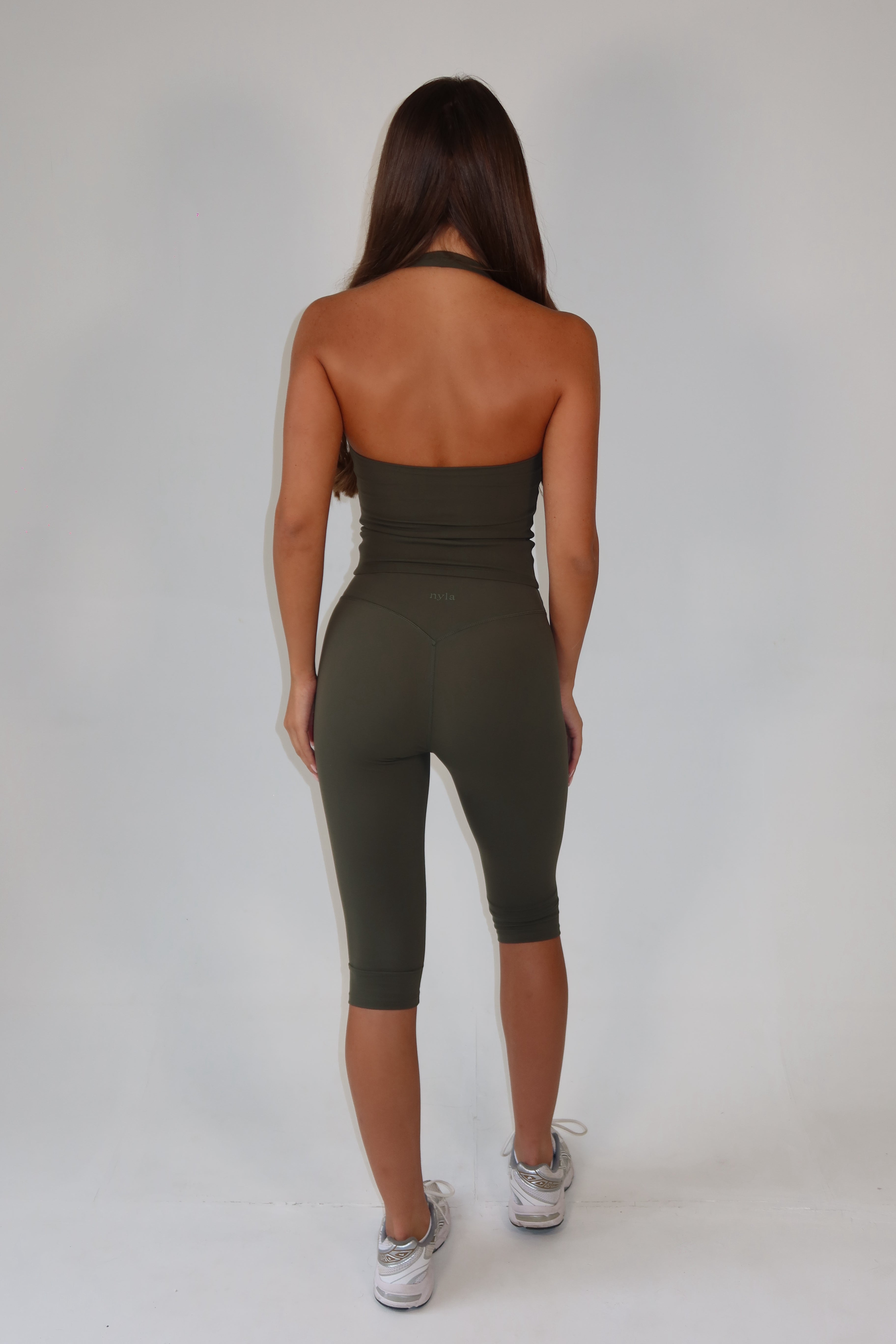 Khaki Capri